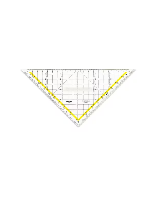 Tekendriehoek Aristo 22,5 cm met greep