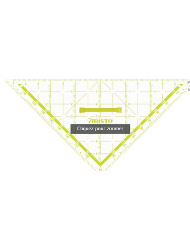 Tekendriehoek Aristo voor schoolbord 80cm