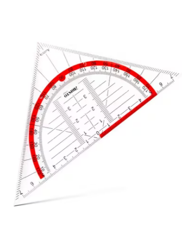 Geodriehoek Aristo 14cm zonder greep