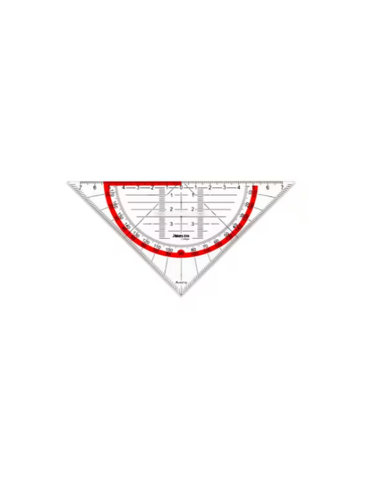 Geodriehoek Aristo GEOCollege 14cm schaalverdeling met vaste greep, to