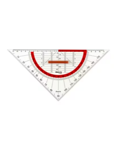 Geodriehoek Aristo 22 cm GEO COLLEGE met greep