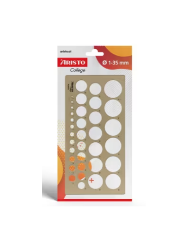 Cirkelsjabloon Aristo 1-36 mm