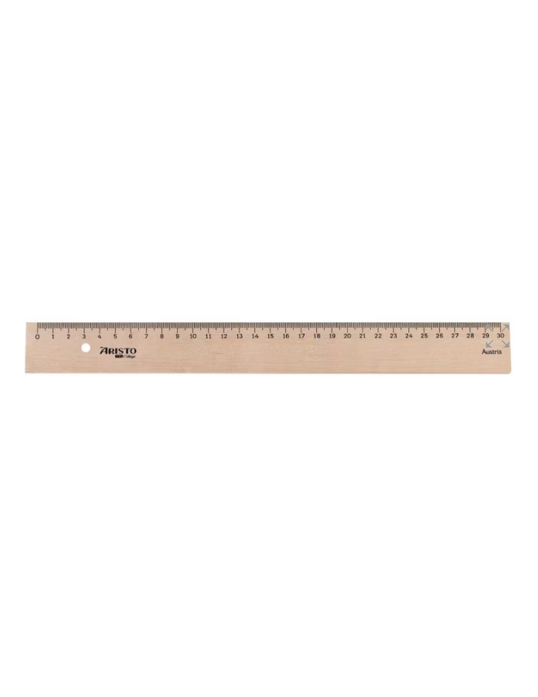 Latte Aristo en bois 30cm avec métal intégré