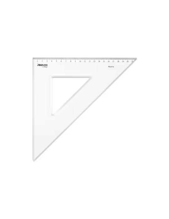 GEOCollege équerre de dessin 45 / 30 cm