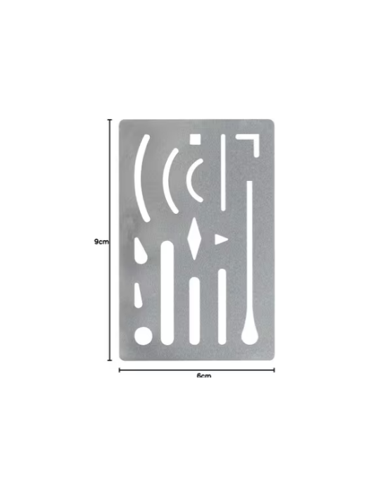 Gumsjabloon Aristo ES30 9x6 cm