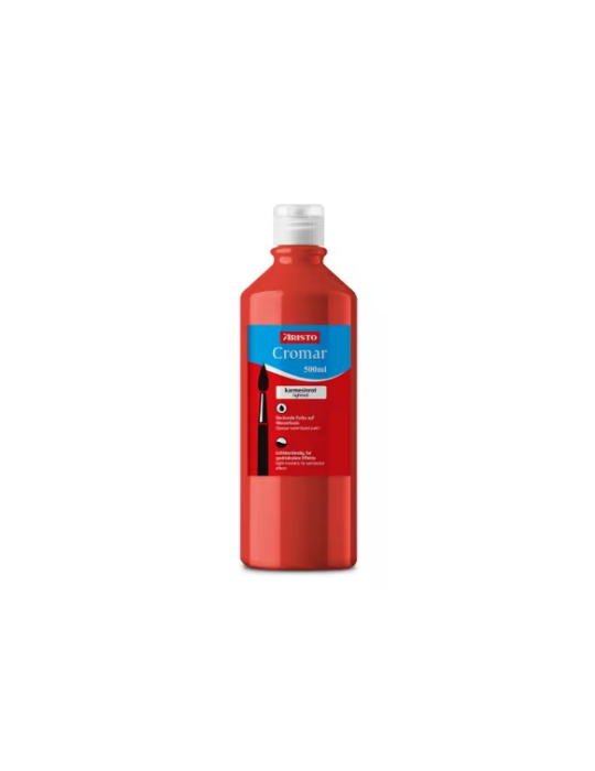 *Plakkaatverf Aristo Cromar, 500ml, karmozijn dekkende vloeibare plakk