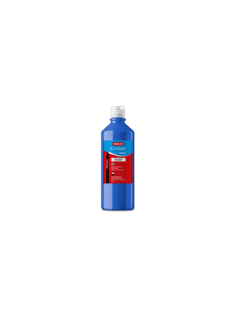 gouache Aristo Cromar 500ml ultramarine, base d'eau