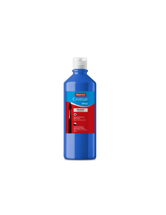gouache Aristo Cromar 500ml ultramarine, base d'eau
