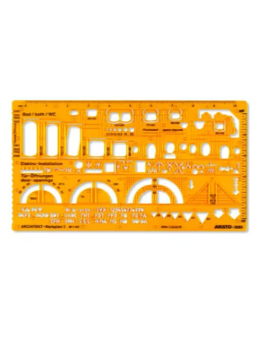 Gabarit pour plan d'architecte 1:50