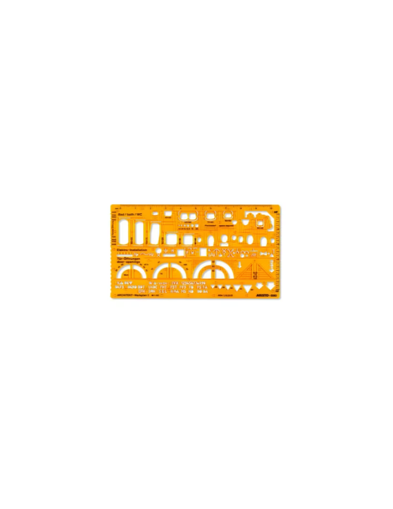 Gabarit pour plan d'architecte 1:50