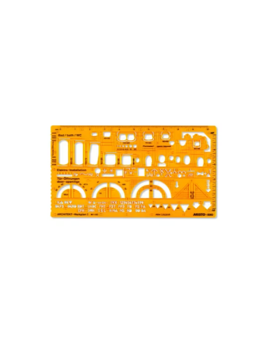 Architekt-combisjabloon 1 : 50
