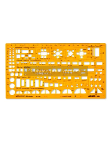 Gabarit Aristo pour plan d'architecte 1:100