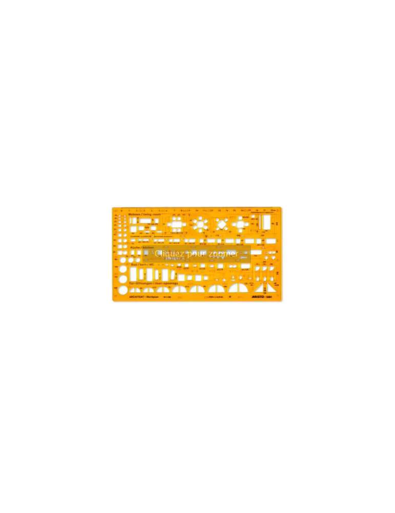 Architekt-combisjabloon 1:100