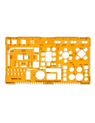 Gabarit Aristo pour plan d'architecte II 1:50