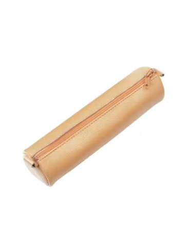 Pennenetui Alassio echt leer natuur kleur