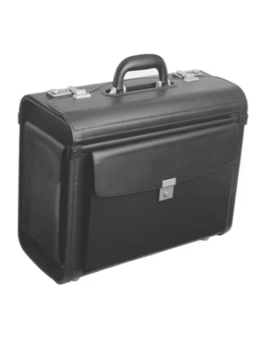 Pilot-case GENOVA Genova noir simili cuir