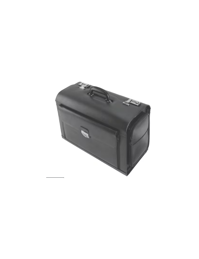 Pilot-case Alassio VERONA cuir noir
