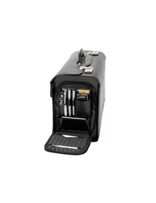 Pilot-case Alassio VERONA cuir noir