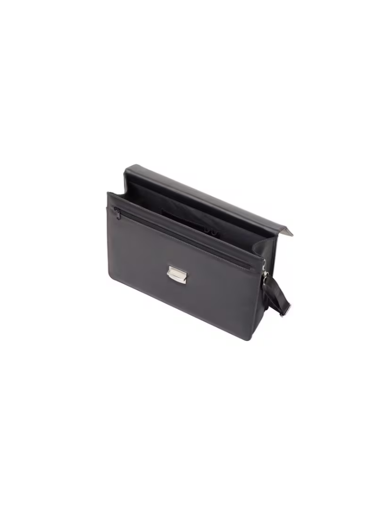 Attaché-case Alassio Anzio noir simili cuir