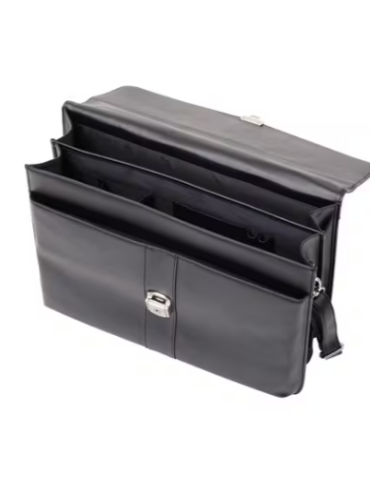 Attaché-case Alassio Pescara noir simili cuir