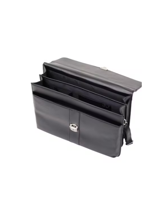 Attaché-case Alassio Pescara noir simili cuir
