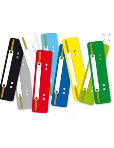 Plaquette serre feuilles Kangaro 2a PP boîte de 10 assorti