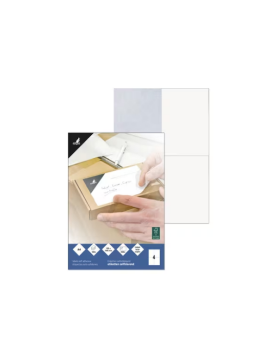 Etiket Kangaro ILK 105x148mm doos à 100 vel, 4 etiketten per A4 vel
