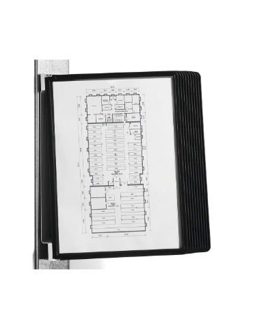 Support mural VARIO® MAGNETIC WALL 10 noir