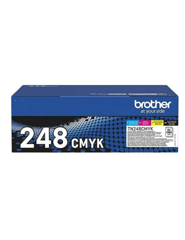BROTHER Multipack Toner TN248VAL DCP Zwart-Cyaan-Magenta-Geel 4 x 1000