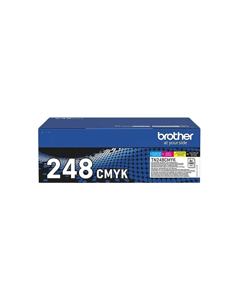 BROTHER Multipack Toner TN248VAL DCP Zwart-Cyaan-Magenta-Geel 4 x 1000