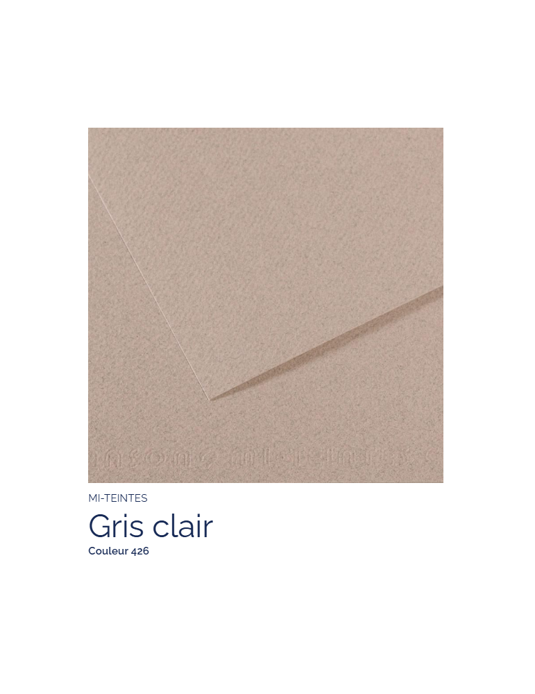 FL   MI-TEINTES®  50x65 160G  GRIS CLAIR 426