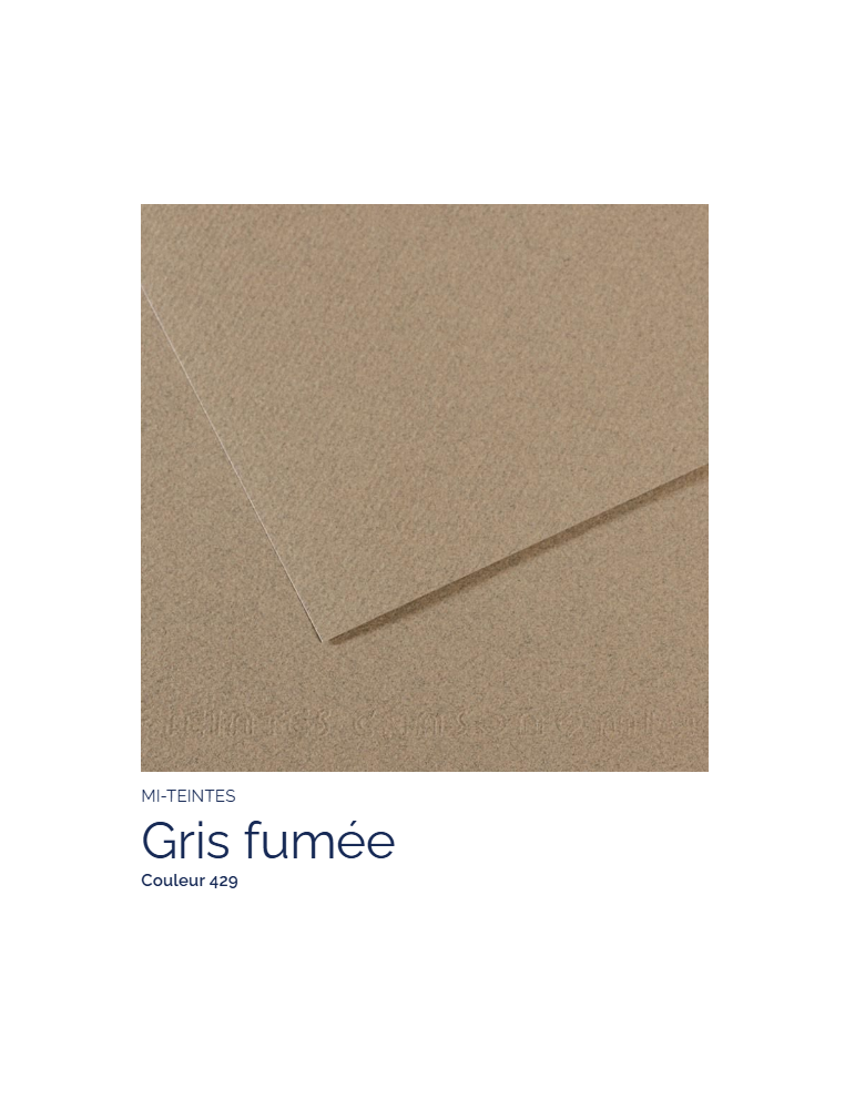 FL   MI-TEINTES®  50x65 160G  GRIS FUMEE 429