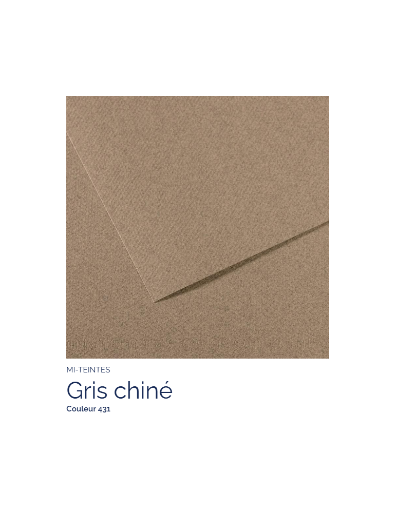 FL   MI-TEINTES®  50x65 160G  GRIS CHINE 431