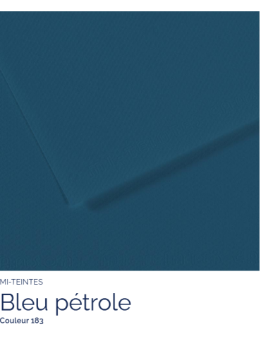 FL   MI-TEINTES®  50X65 160G  BLEU PETROLE 183