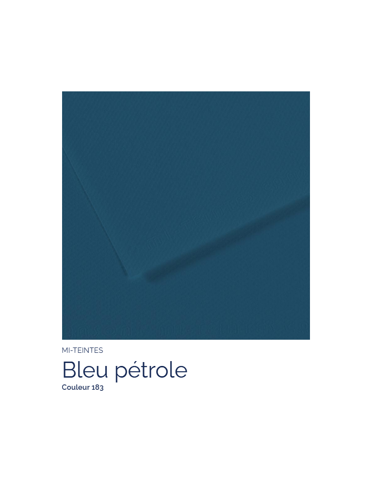 FL   MI-TEINTES®  50X65 160G  BLEU PETROLE 183