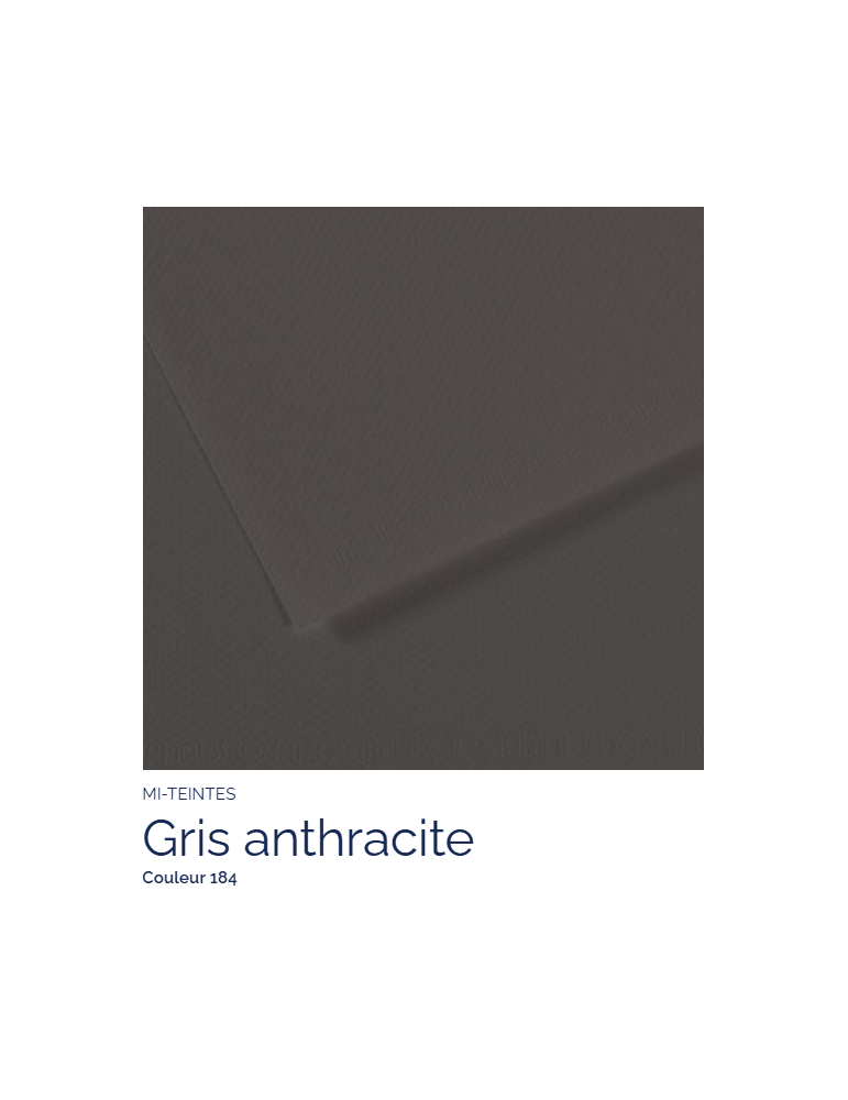 FL   MI-TEINTES®  50X65 160G  GRIS ANTHRACITE 184