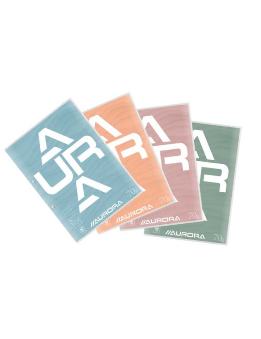 BLOC DE COURS A4 100F.Q5X5+M 2TR.