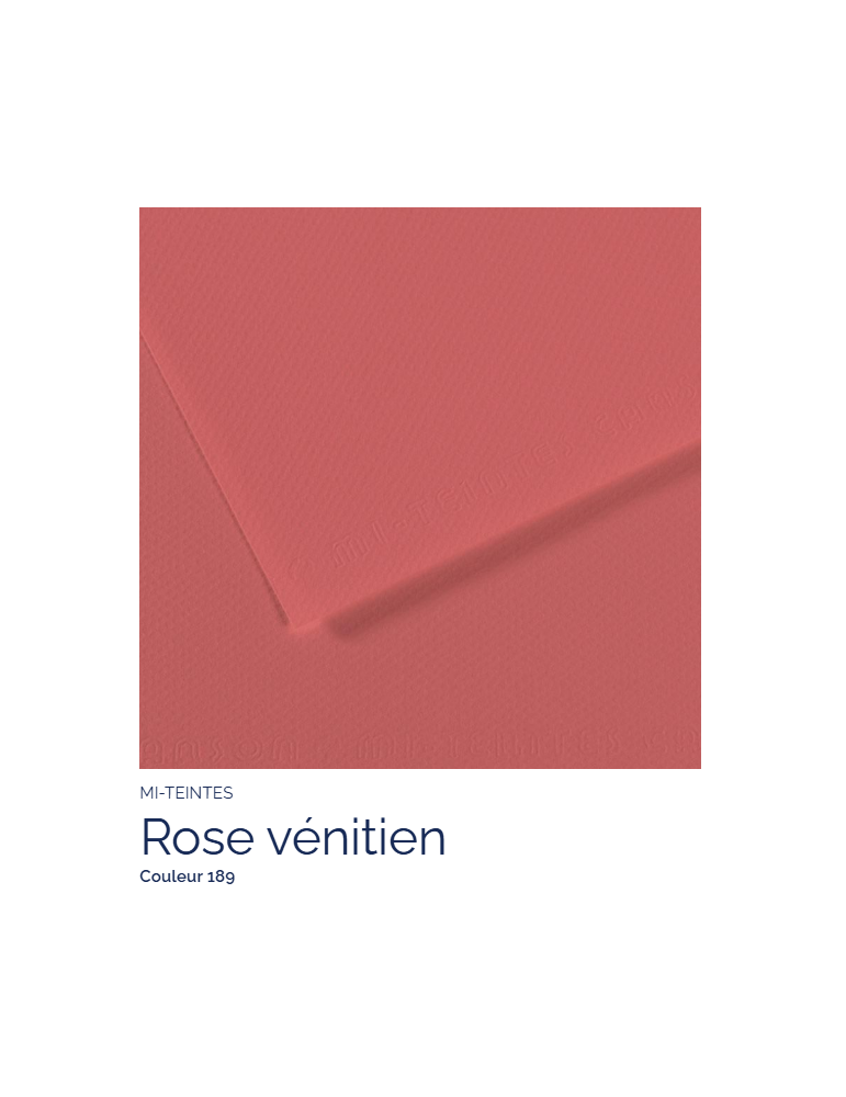 FL   MI-TEINTES®  50X65 160G  ROSE VENITIEN 189