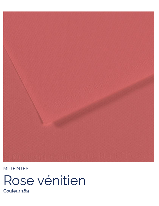 FL   MI-TEINTES®  50X65 160G  ROSE VENITIEN 189