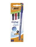 The BIC Cristal Soft Ball Pens x4 ass