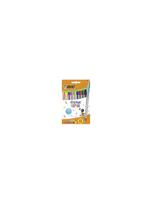 CRISTAL® MULTICOLOR  Ball Pens x10