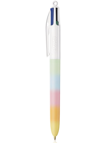 BIC 4 Colours Rainbow Pastel x1 2
