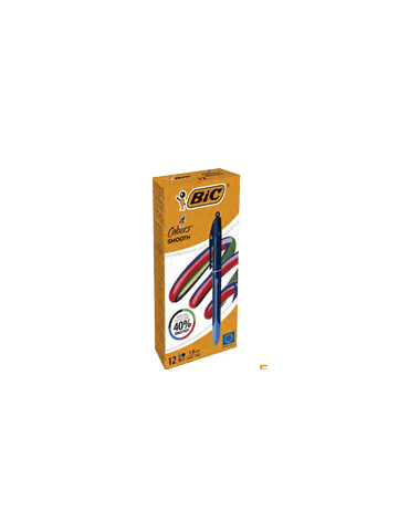 BIC 4 Colours Smooth Ball Pens x12 2
