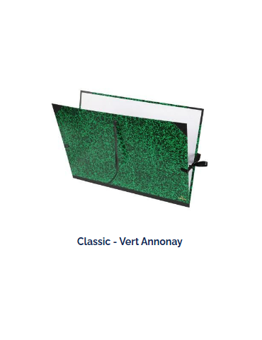 CARTON A DESSIN  CLASSIC CANSON® 3 RUBANS 81X121   ANNONAY VERT
