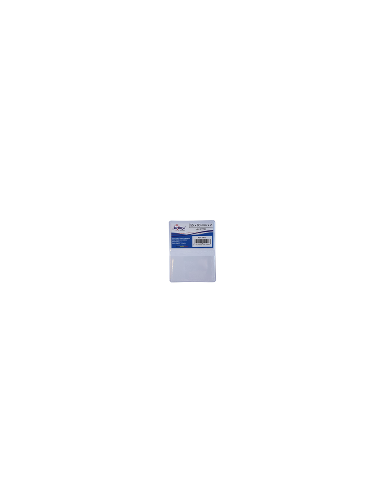 Beschermhoes N°2200 bankkaart dubbel 55X90mm X 2