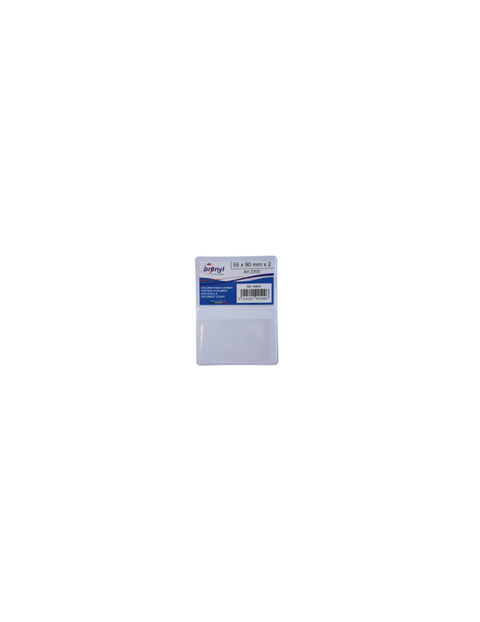 Etui N°2200 Cart de banque double 55X90mm X 2
