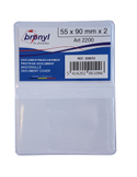 Beschermhoes N°2200 bankkaart dubbel 55X90mm X 2
