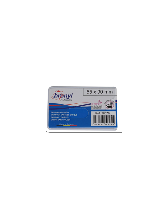 Etui carte de banque avec protection RFID 59 X 88 mm
