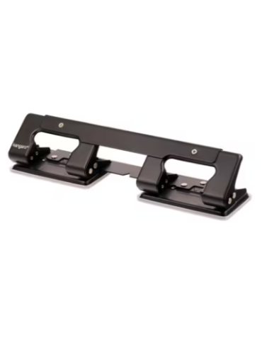 Perforateur pratique double pour faire 4 trous. Capacité 12 feuilles m
