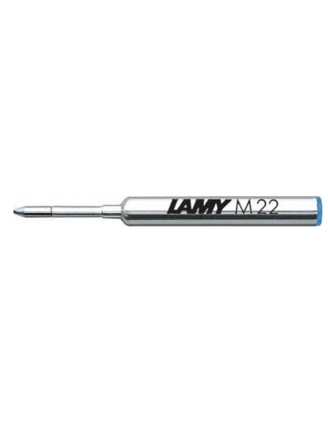 Recharge stylo bille LAMY M22 M bleu